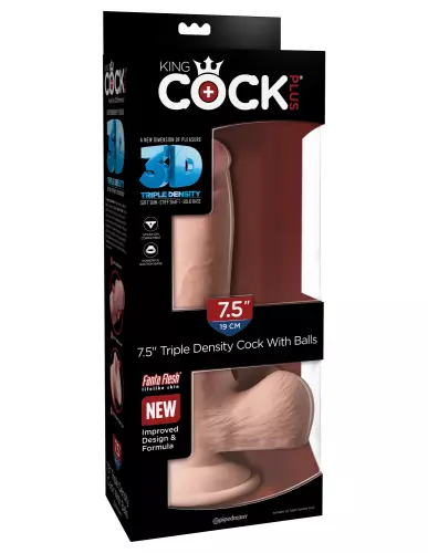 Realistic 3D Dildo Triple Density 17 x 4.3 cm – 2/8