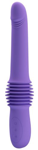 Dildo met stoot Pazuzu 15 x 3.5 cm Paars