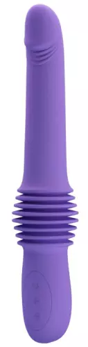 Dildo mit Stoßfunktion Pazuzu 15 x 3,5 cm Violett – 1/9