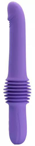 Dildo mit Stoßfunktion Pazuzu 15 x 3,5 cm Violett – 3/9