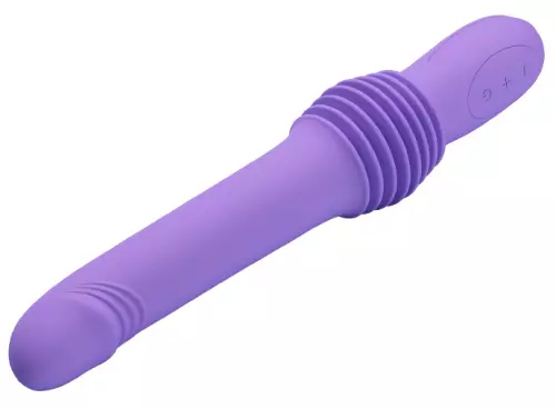 Dildo mit Stoßfunktion Pazuzu 15 x 3,5 cm Violett – 5/9