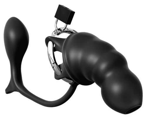 Chastity-kooi Plug Cock Blocker 12.5 x 4.5 cm