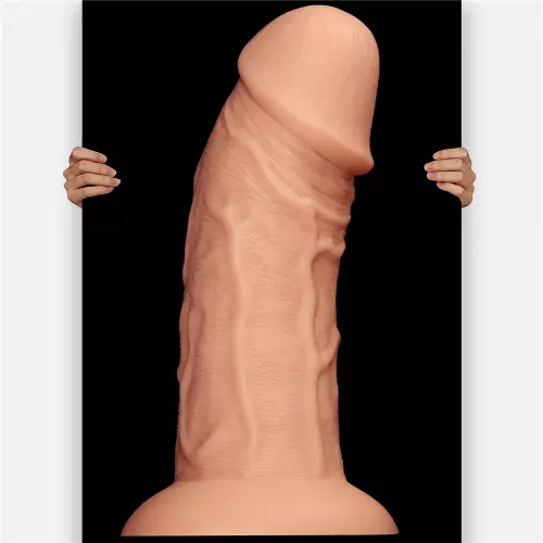 Realistic Curved Dildo 20 x 6.5 cm – 12/16