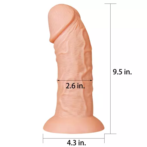 Realistic Curved Dildo 20 x 6.5 cm – 15/16
