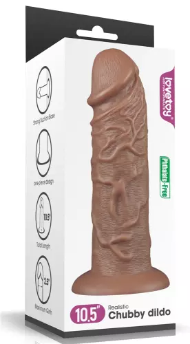 Chubby Dildo 23 x 6.5 cm Brown – 2/16
