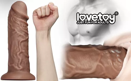 Chubby Dildo 23 x 6.5 cm Brown – 8/16