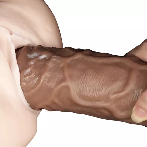 Vibrating Chubby Dildo 23 x 6.5 cm Brown – 12/18