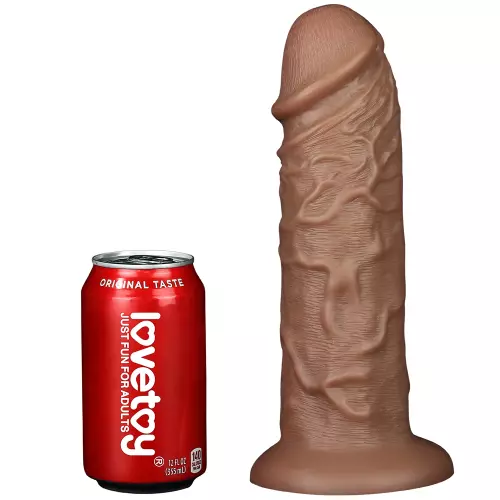 Vibrating Chubby Dildo 23 x 6.5 cm Brown – 16/18