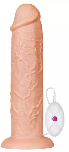 Vibrating Long Dildo 25 x 6 cm – 17/18