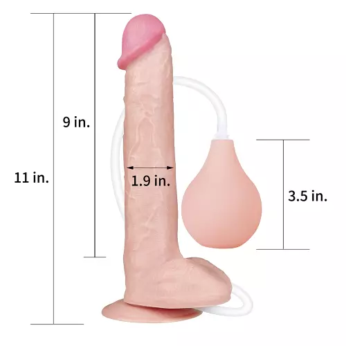 Squirt Ejaculating Dildo 22 x 4.5 cm – 15/21