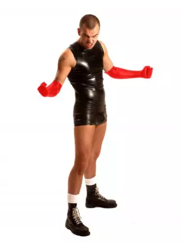 Handschuhe Fist Elbow Rot – 3/4