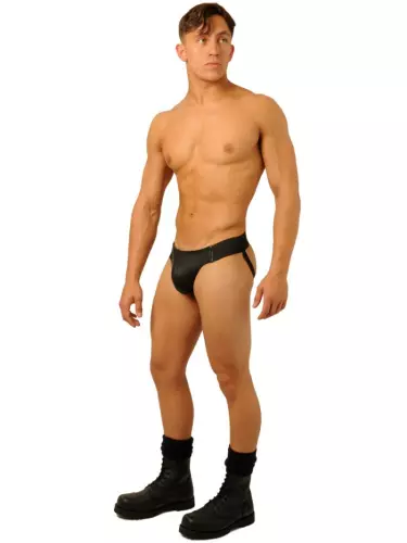 Jockstrap Fist Leather Zwart – 5/5