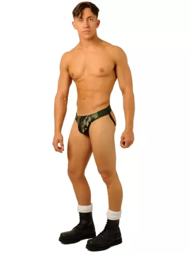 Jockstrap Fist Leder Camo Army – 5/5