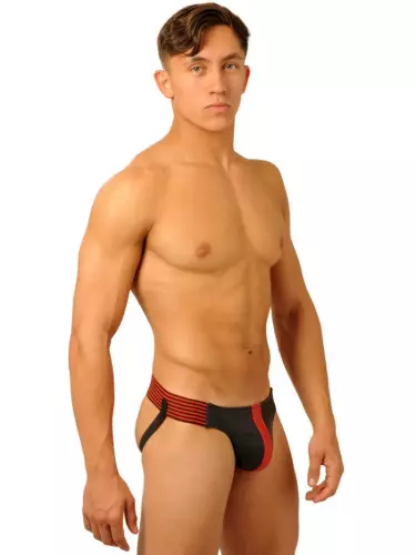 Jockstrap Fist Leder Rot – 3/5