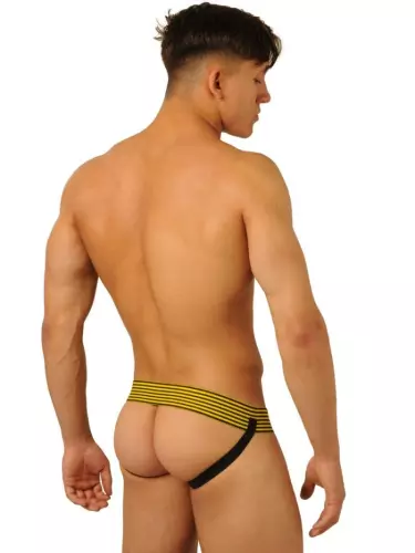 Jockstrap Fist Leder Gelb – 4/5