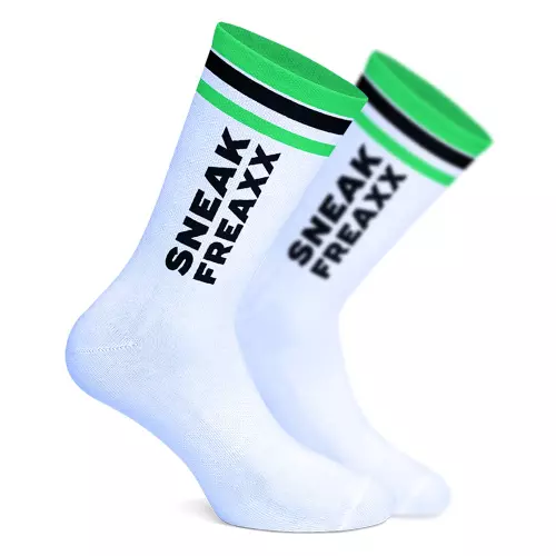 Socken Dirty Weiß-Grün – 9/11