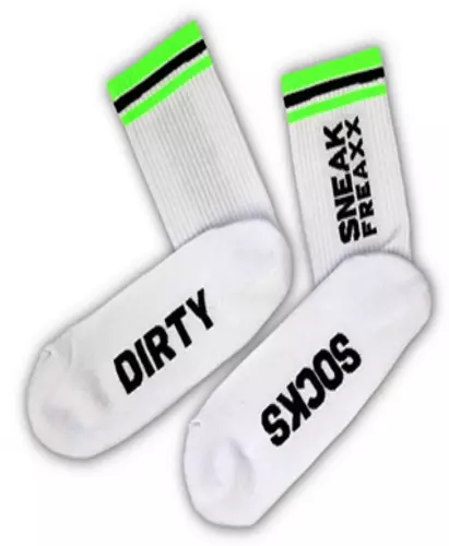 Socken Dirty Weiß-Grün – 10/11