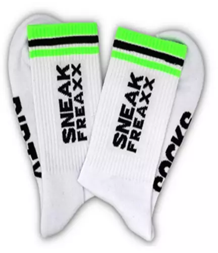 Socken Dirty Weiß-Grün – 11/11