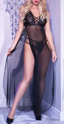 Babydoll Hastrid - Schwarz – 4/4