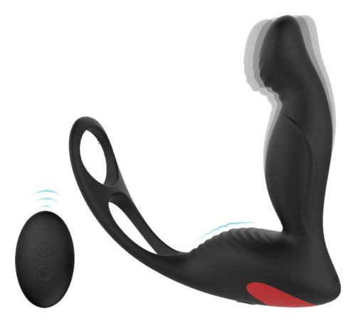 Plug with Cockring Langer P-Spot 10 x 3 cm