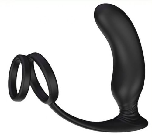 Vibrating Plug and Cockring Lanco 11 x 3.2 cm