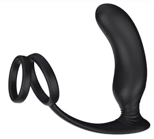 Vibrator-Plug und Cockring Lanco 11 x 3.2 cm – 1/4