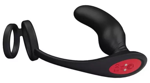 Vibrator-Plug und Cockring Lanco 11 x 3.2 cm – 3/4