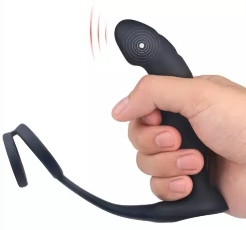 Vibrator-Plug mit Cockring Wandering 11 x 3 cm – 3/5