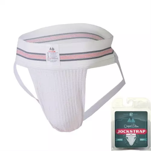 Jockstrap Original Waist 3 Band Weiß – 1/3