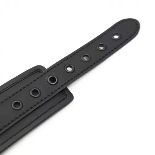 Unterwerfungs-Halsband mit Leine Schwarz – 7/7