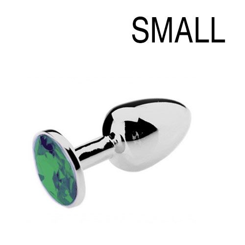 Jewel Plug Green 6 x 2.7 cm