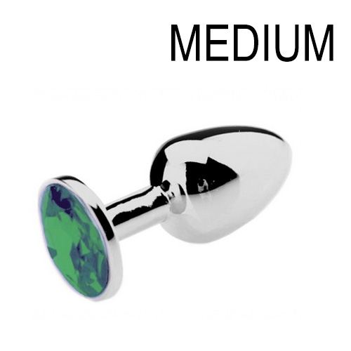Jewel Plug Green 7 x 3.4 cm