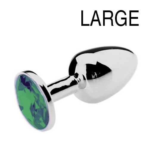 Jewel Plug Green 8 x 4 cm