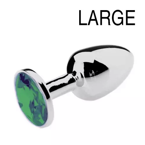 Plug Bijou Grün 8 x 4 cm – 1/3