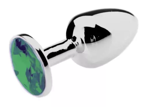Plug Bijou Grün 8 x 4 cm – 3/3