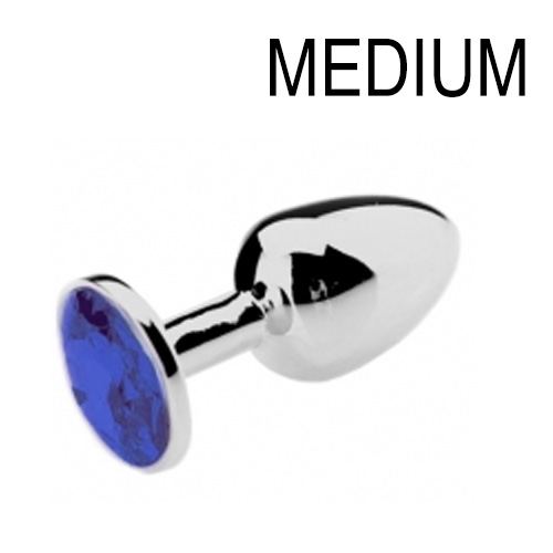 Jewel Plug Blue 7 x 3.4 cm