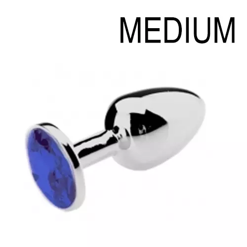 Plug Bijou Blau 7 x 3,4 cm – 1/3