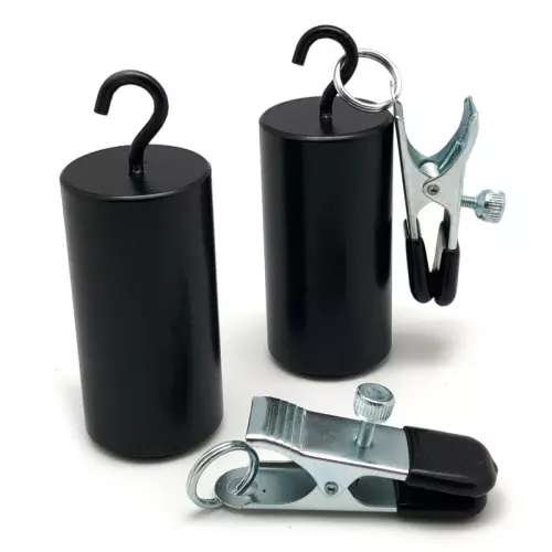 Gewichte für Brüste / Ballstretcher 500g mit Klemmen - 2 Stück – 1/2