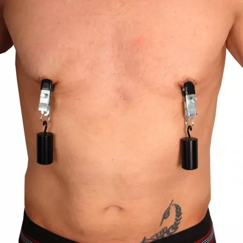 Gewichte für Brüste / Ballstretcher 500g mit Klemmen - 2 Stück – 2/2