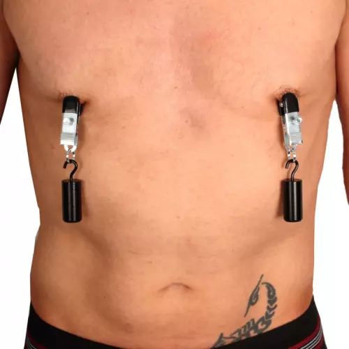 Gewichte für Brüste / Ballstretcher 400g mit Klemmen - 2 Stück – 2/2