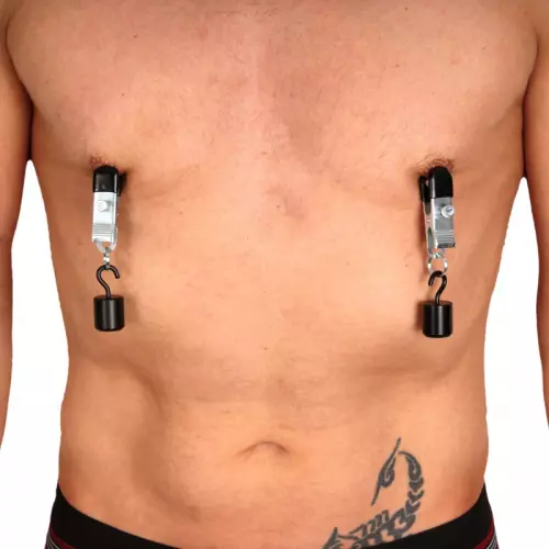 Brustgewicht / Ballstretcher 50g mit Klemmen - 2 Stück – 2/2
