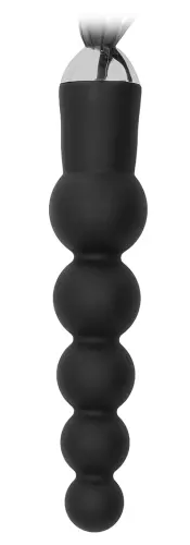 Peitsche-Dildo Schwarz Whip Beads 15 x 4 cm – 3/3