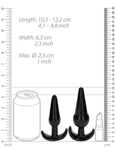 Set mit 4 verschiedenen Plugs Sono N80 – 3/15