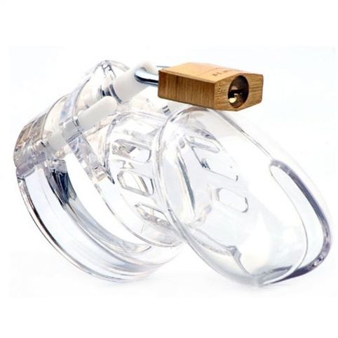 Keuschheitskäfig MINI LOCKY 6 x 3.2 cm Transparent