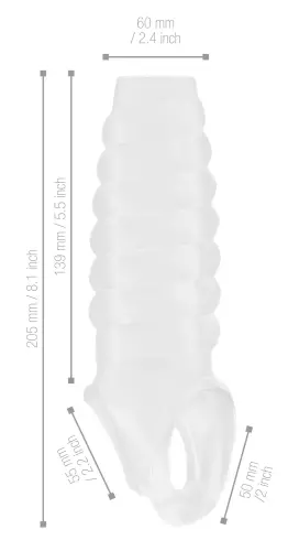 Penismanschette Sono N21 - 14 x 6 cm – 7/10