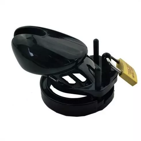 Keuschheitskäfig MINI LOCKY 6 x 3,2 cm Schwarz – 3/6