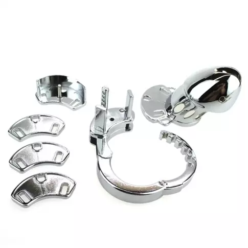 Keuschheitskäfig Modula Metall 9 x 3.5 cm – 6/7