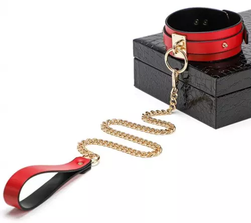 Koffer BDSM Luxury Schwarz-Rot 8 Teile – 8/9