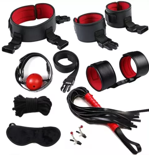 Eye-Splice Kit Schwarz-Rot 8-teilig – 1/3