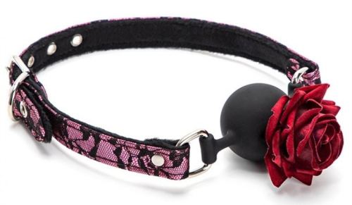 Knebel mit Kugel Rose Bud Gag Rosa